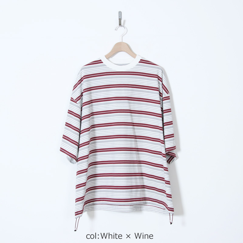 is-ness(�����ͥ�) Border Balloon T-Shirt