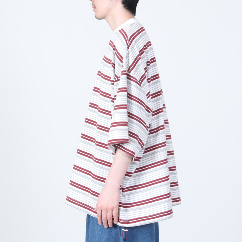 is-ness(�����ͥ�) Border Balloon T-Shirt