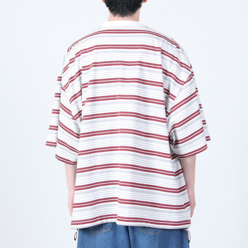is-ness(�����ͥ�) Border Balloon T-Shirt