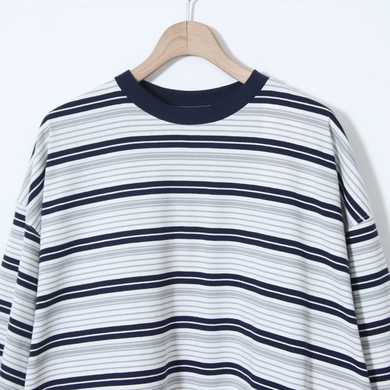 is-ness(�����ͥ�) Border Balloon T-Shirt