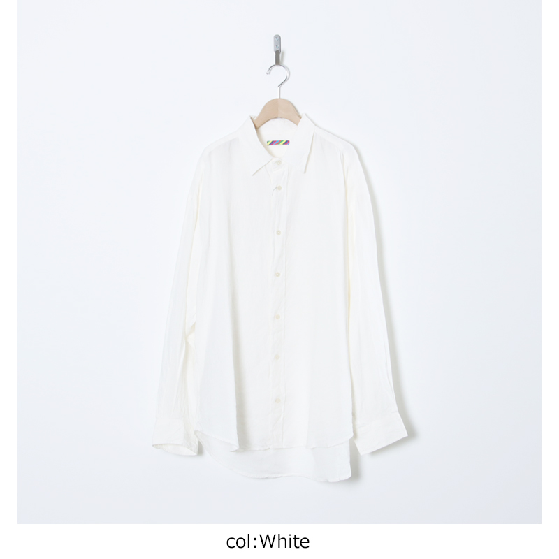 is-ness(�����ͥ�) Linen Long-Sleeve Shirt