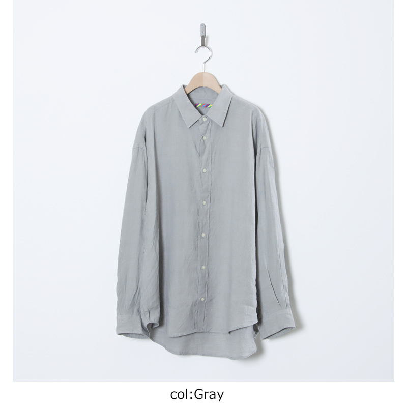 is-ness(�����ͥ�) Linen Long-Sleeve Shirt