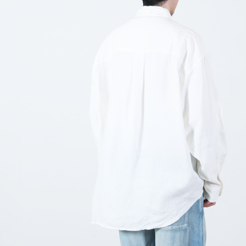 is-ness(�����ͥ�) Linen Long-Sleeve Shirt