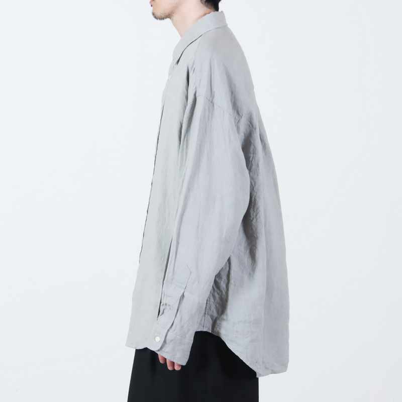 is-ness(�����ͥ�) Linen Long-Sleeve Shirt