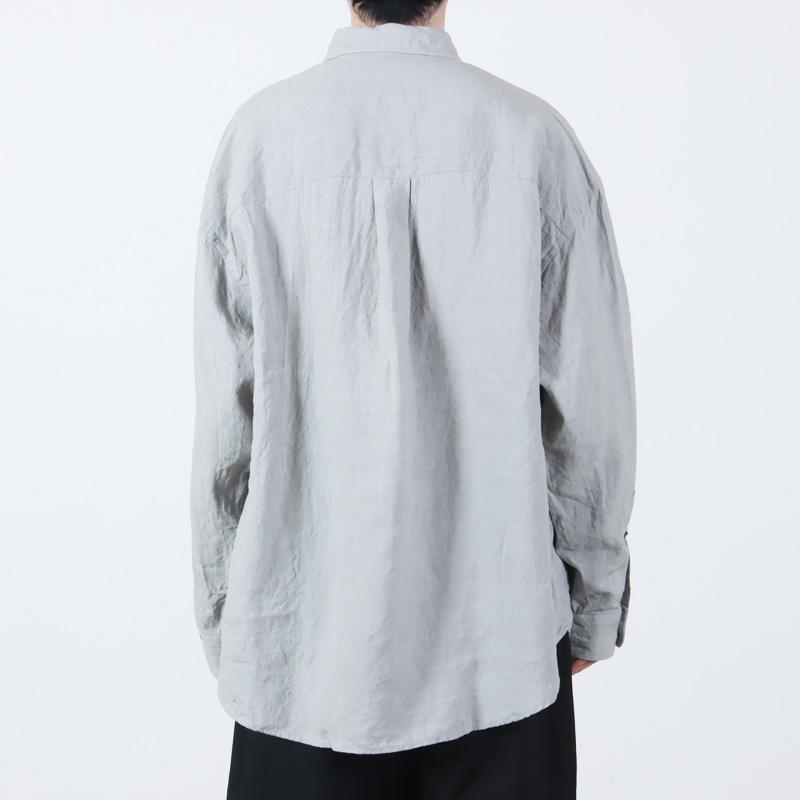 is-ness(�����ͥ�) Linen Long-Sleeve Shirt