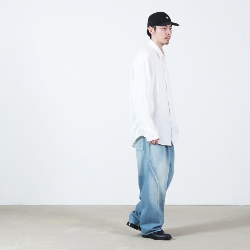 is-ness(�����ͥ�) Linen Long-Sleeve Shirt