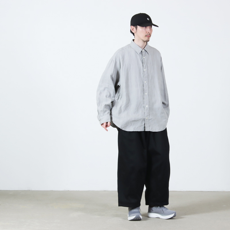 is-ness(�����ͥ�) Linen Long-Sleeve Shirt