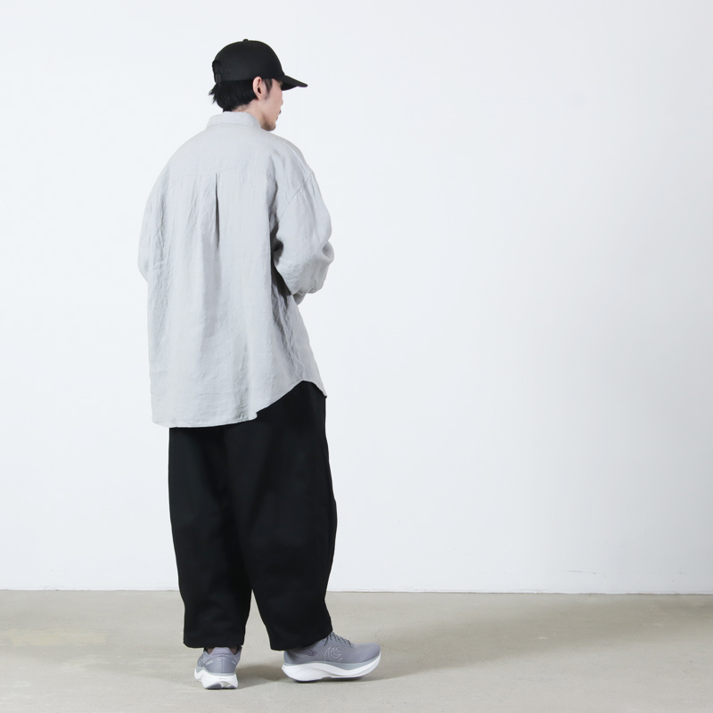 is-ness(�����ͥ�) Linen Long-Sleeve Shirt