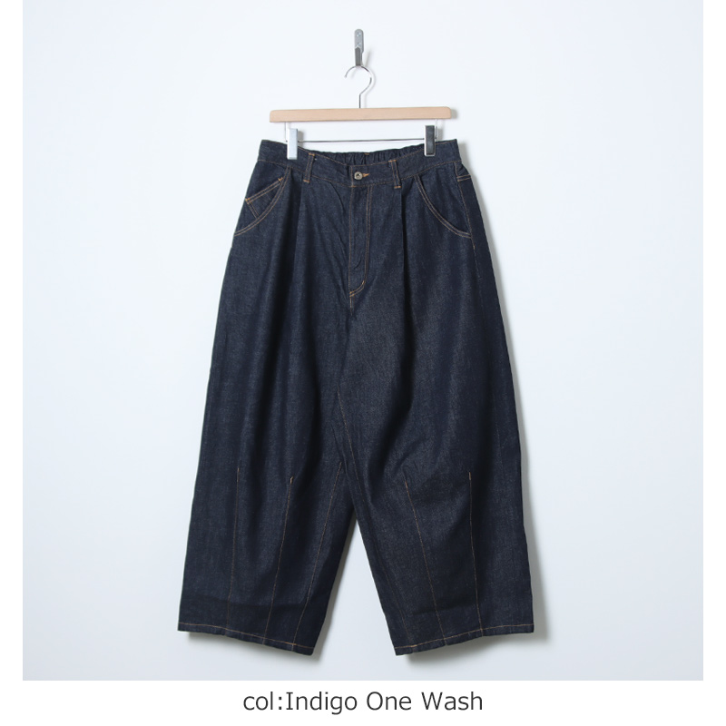 is-ness(�����ͥ�) 5-Pocket Balloon Pants (Enzyme Wash)
