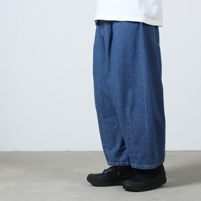 is-ness(�����ͥ�) 5-Pocket Balloon Pants (Enzyme Wash)