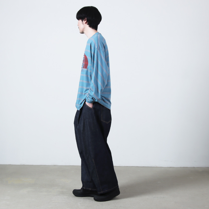 is-ness(�����ͥ�) 5-Pocket Balloon Pants (Enzyme Wash)