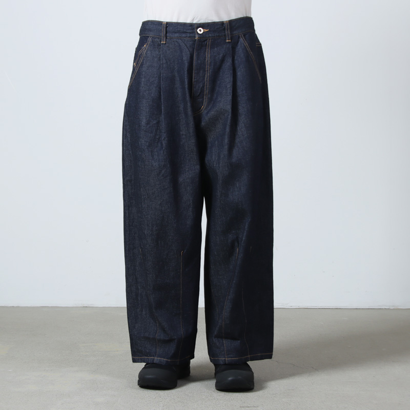 is-ness(�����ͥ�) 5-Pocket Balloon Pants (Enzyme Wash)