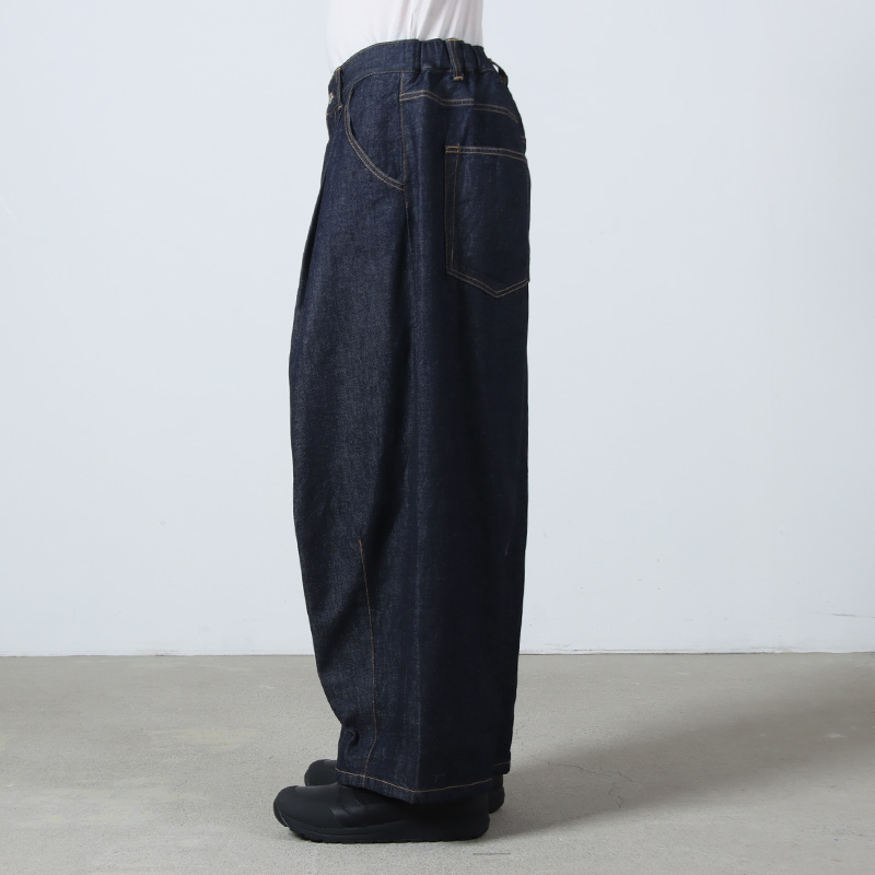 is-ness(�����ͥ�) 5-Pocket Balloon Pants (Enzyme Wash)