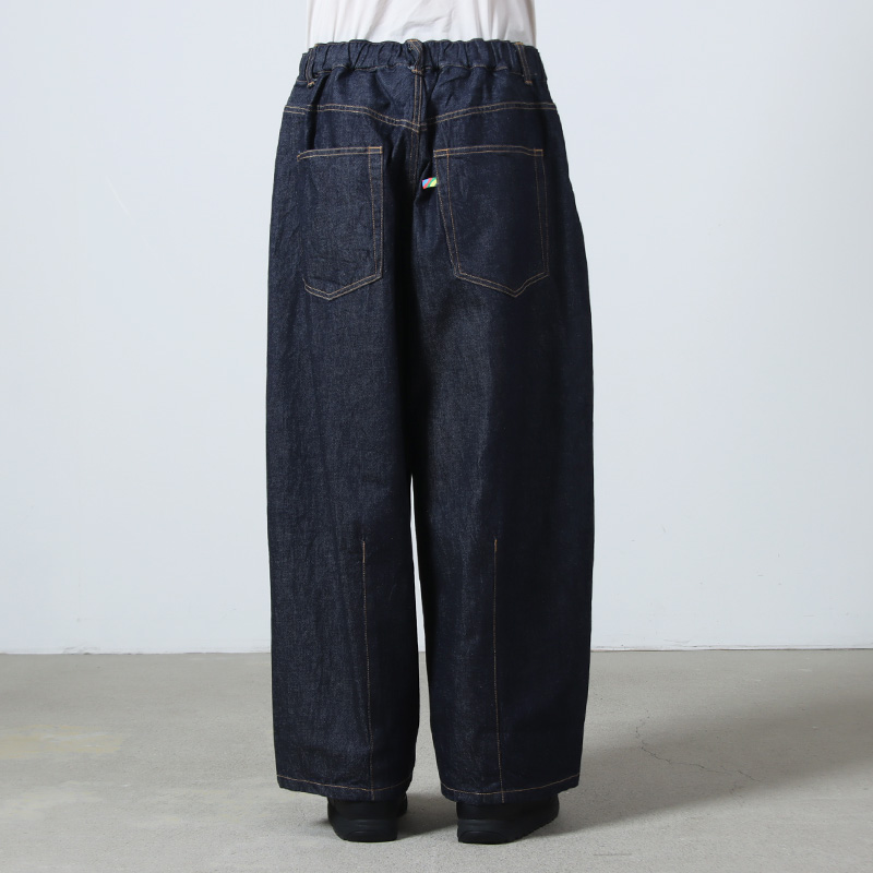 is-ness(�����ͥ�) 5-Pocket Balloon Pants (Enzyme Wash)
