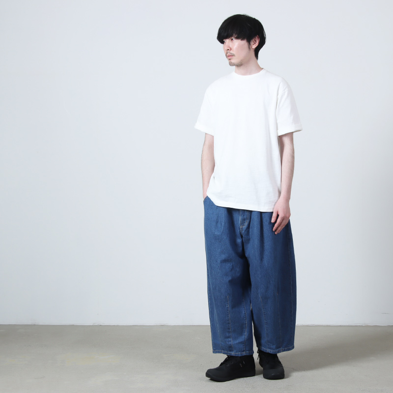 is-ness(�����ͥ�) 5-Pocket Balloon Pants (Enzyme Wash)