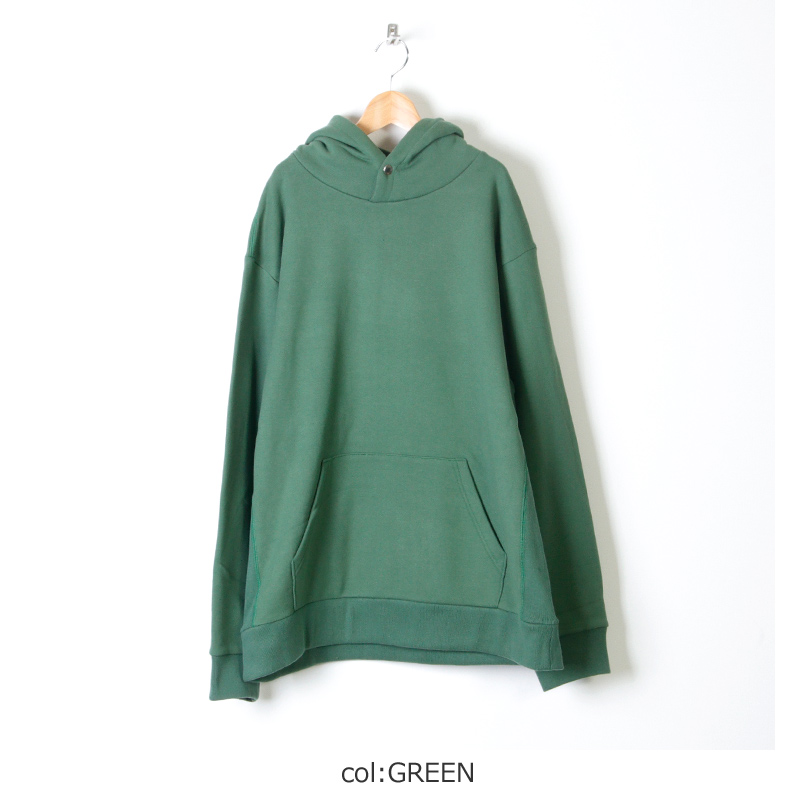 is-ness (イズネス) ZAKKURI SWEAT HOODY / ザックリスウェットフーディー
