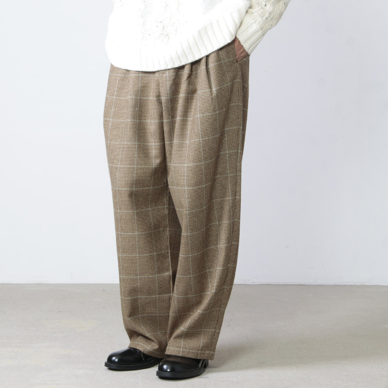 IS-NESS  WIDE EASY TAPERED PANTS