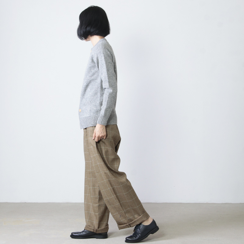 IS-NESS  WIDE EASY TAPERED PANTS