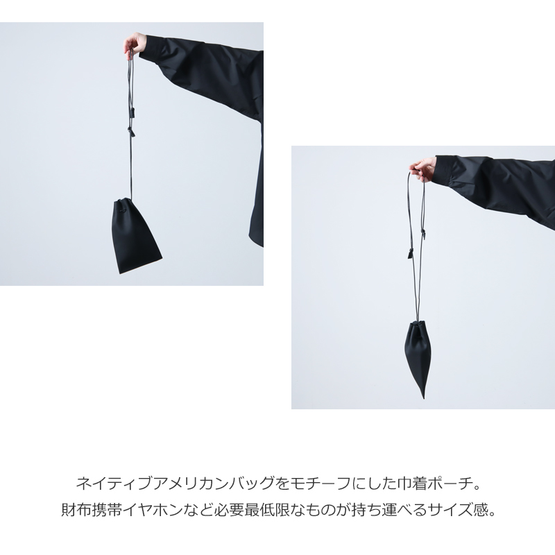 ITTI(���å�) HERRIE KINCHAKU POUCH - PM / DIPLO SKY