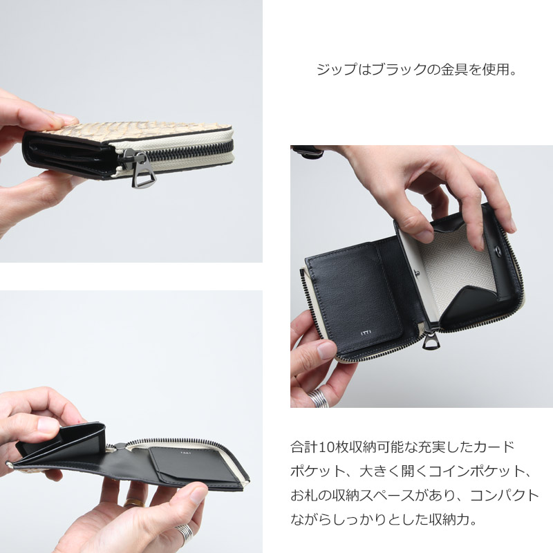 ITTI(���å�) CRISTY VERY COMPACT WLT.5 / GOLD MOLURUS