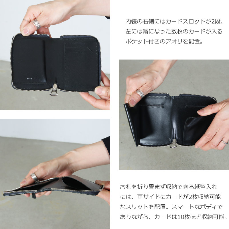 ITTI(���å�) CRISTY SLIM COMPACT WLT / DIPLO FJORD