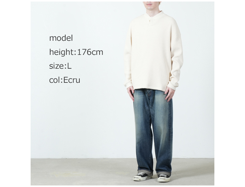 Jackman(����å��ޥ�) Waffle GJ neck