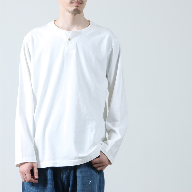 Jackman(åޥ) L/S Henleyneck T-Shirt