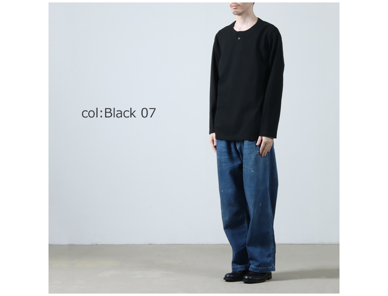 Jackman(åޥ) L/S Henleyneck T-Shirt