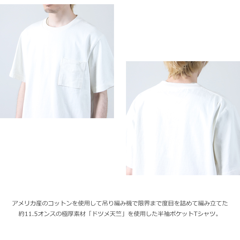 Jackman(åޥ) Dotsume Pocket T-shirt