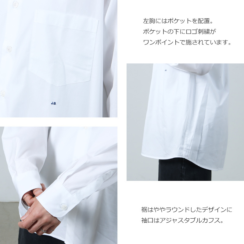 J.B. ATTIRE(ӡ) PARIS WHITE SHIRT