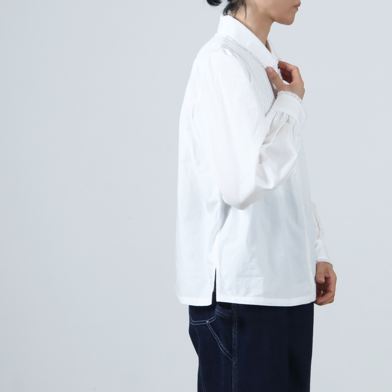 J.B. ATTIRE(ӡ) MONTPARNASSE RUFFLE BLOUSE