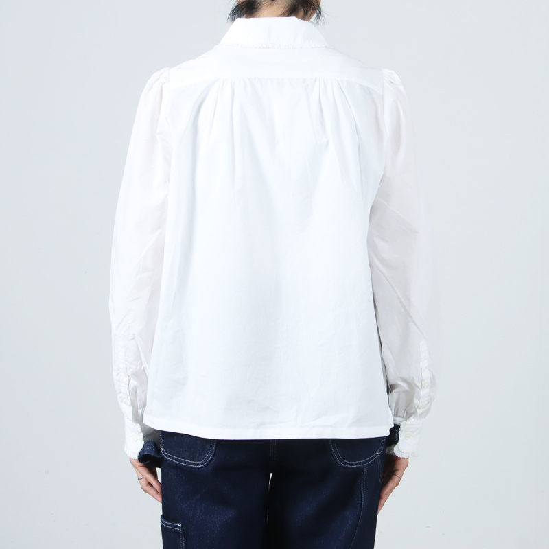 J.B. ATTIRE(ӡ) MONTPARNASSE RUFFLE BLOUSE