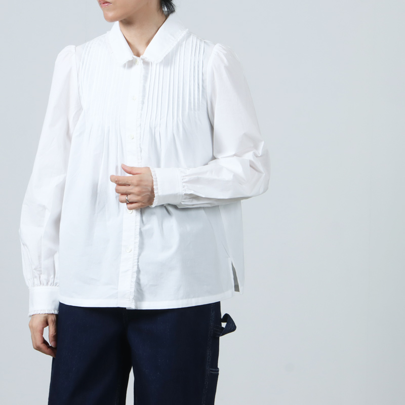 J.B. ATTIRE(ӡ) MONTPARNASSE RUFFLE BLOUSE