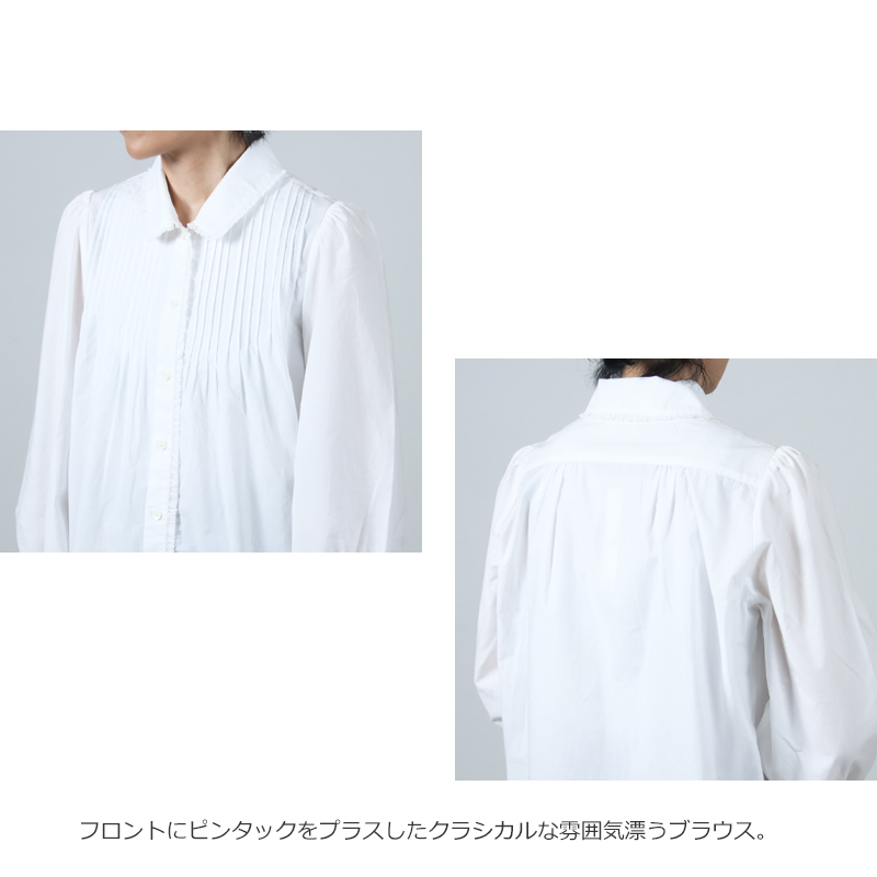 J.B. ATTIRE(ӡ) MONTPARNASSE RUFFLE BLOUSE