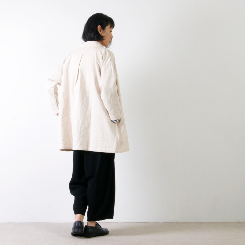 jujudhau (ズーズーダウ) TUCK COAT / タック コート