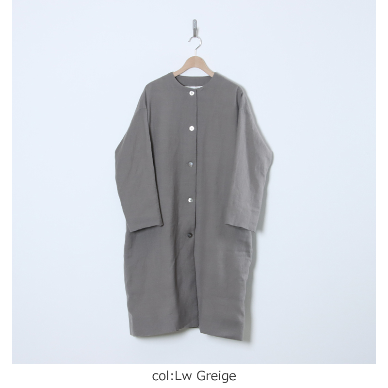 jujudhau() ROUND NECK COAT