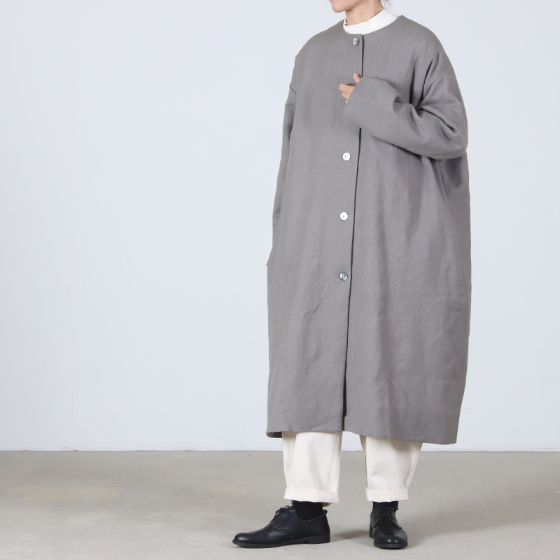 jujudhau() ROUND NECK COAT