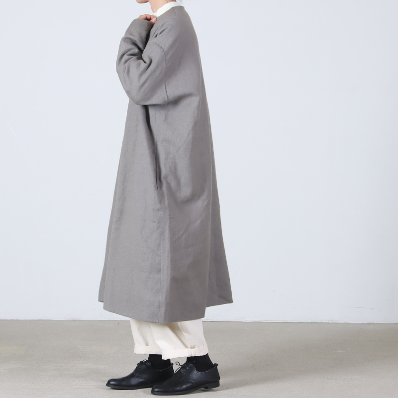 jujudhau() ROUND NECK COAT