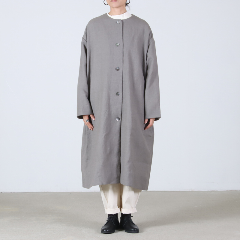 jujudhau() ROUND NECK COAT