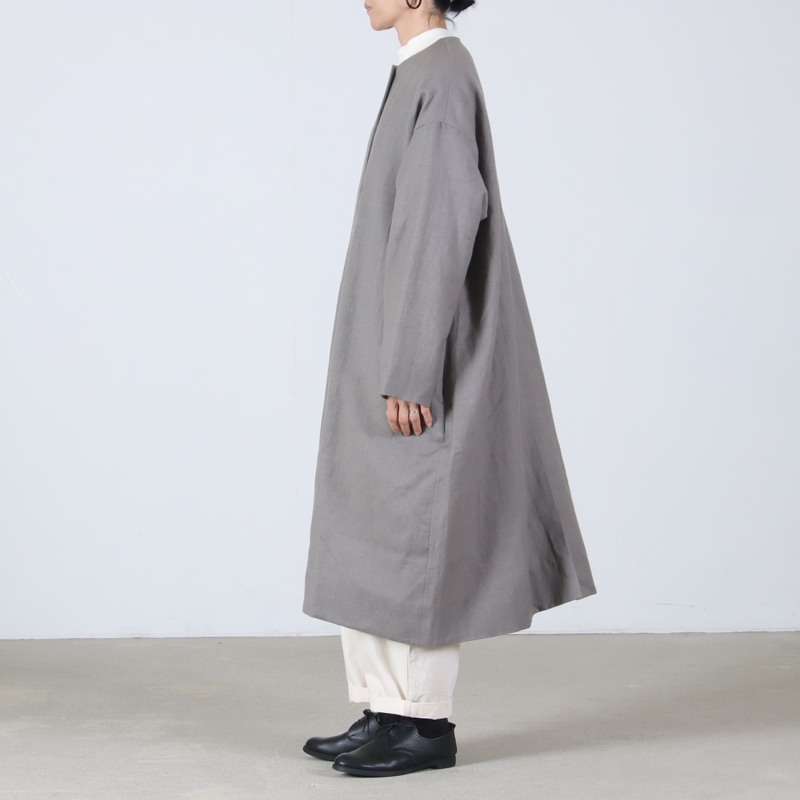 jujudhau() ROUND NECK COAT