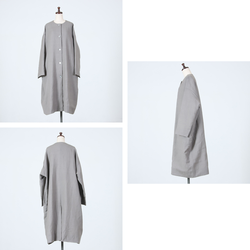 jujudhau() ROUND NECK COAT