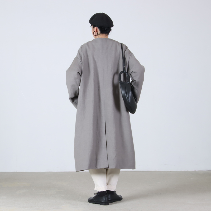 jujudhau() ROUND NECK COAT