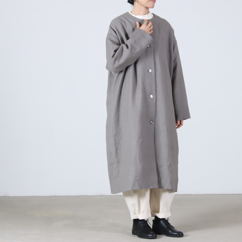jujudhau() ROUND NECK COAT