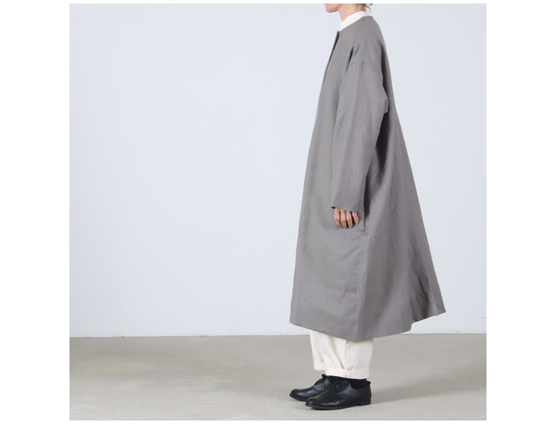 jujudhau() ROUND NECK COAT