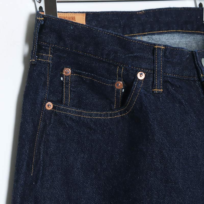 KAPTAIN SUNSHINE(����ץƥ󥵥󥷥㥤��) 5P Zipper Front Denim Pants