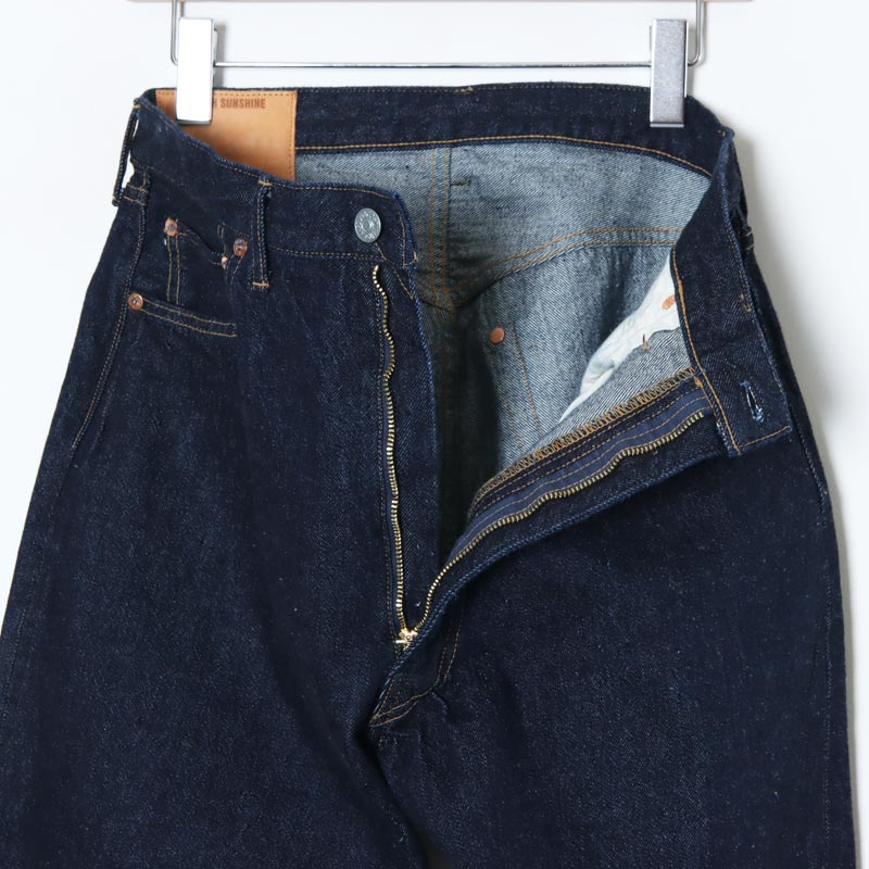 KAPTAIN SUNSHINE(����ץƥ󥵥󥷥㥤��) 5P Zipper Front Denim Pants