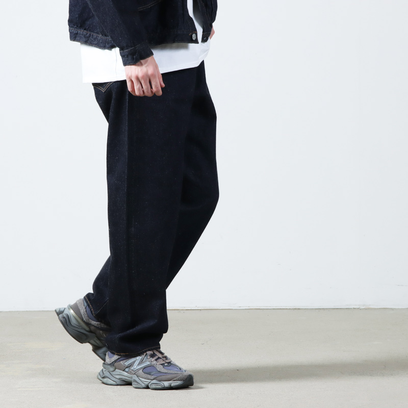 KAPTAIN SUNSHINE(����ץƥ󥵥󥷥㥤��) 5P Zipper Front Denim Pants