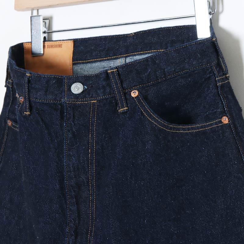 KAPTAIN SUNSHINE(����ץƥ󥵥󥷥㥤��) 5P Zipper Front Denim Pants