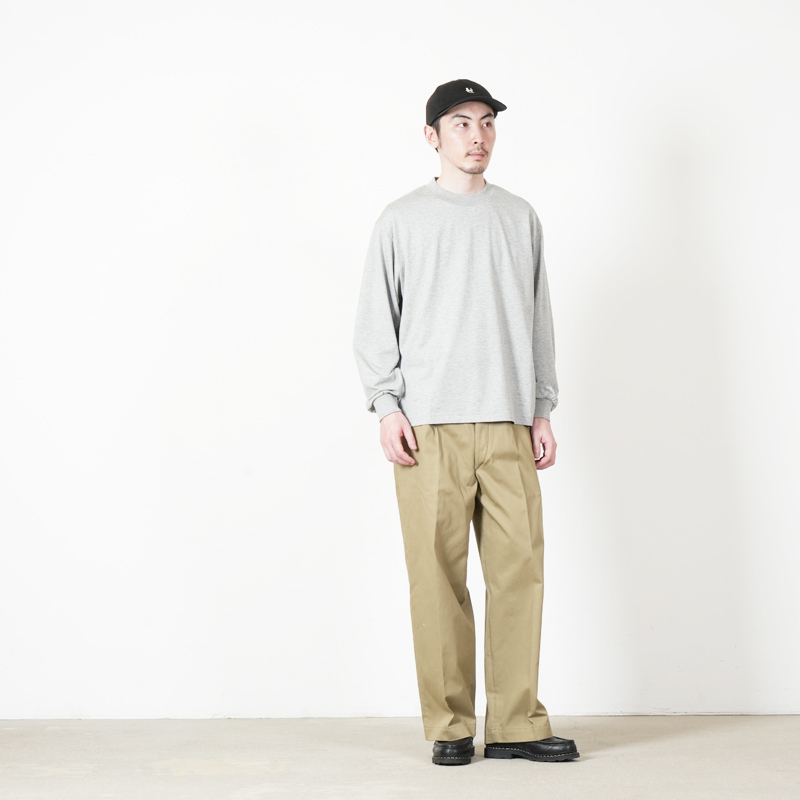 KAPTAIN SUNSHINE(����ץƥ󥵥󥷥㥤��) Suvin Supima Tube L/S Tee Light
