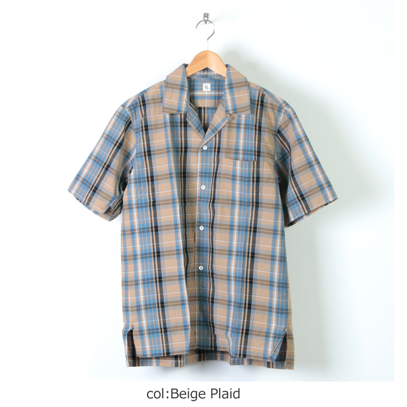 KAPTAIN SUNSHINE (キャプテンサンシャイン) Open Collar S/S Shirt / オープンカラーショートスリーブシャツ